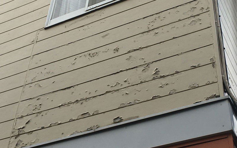 外壁塗装を長年しないと塗装が剥がれる